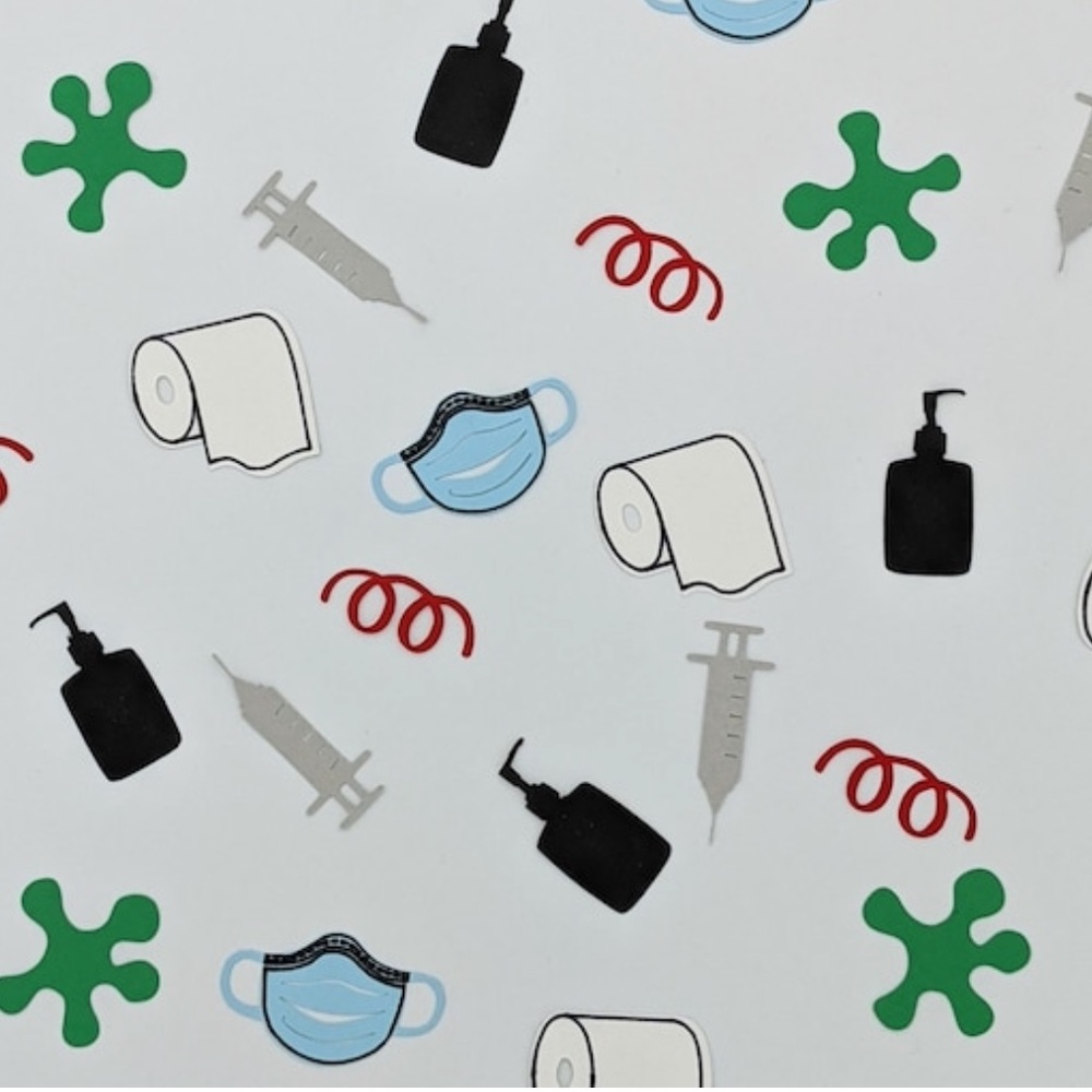 Quarantine Confetti | Party Decorations | 40pc Set